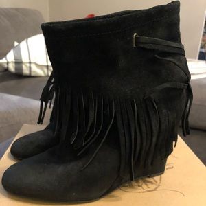 Stylish Fringed Booties